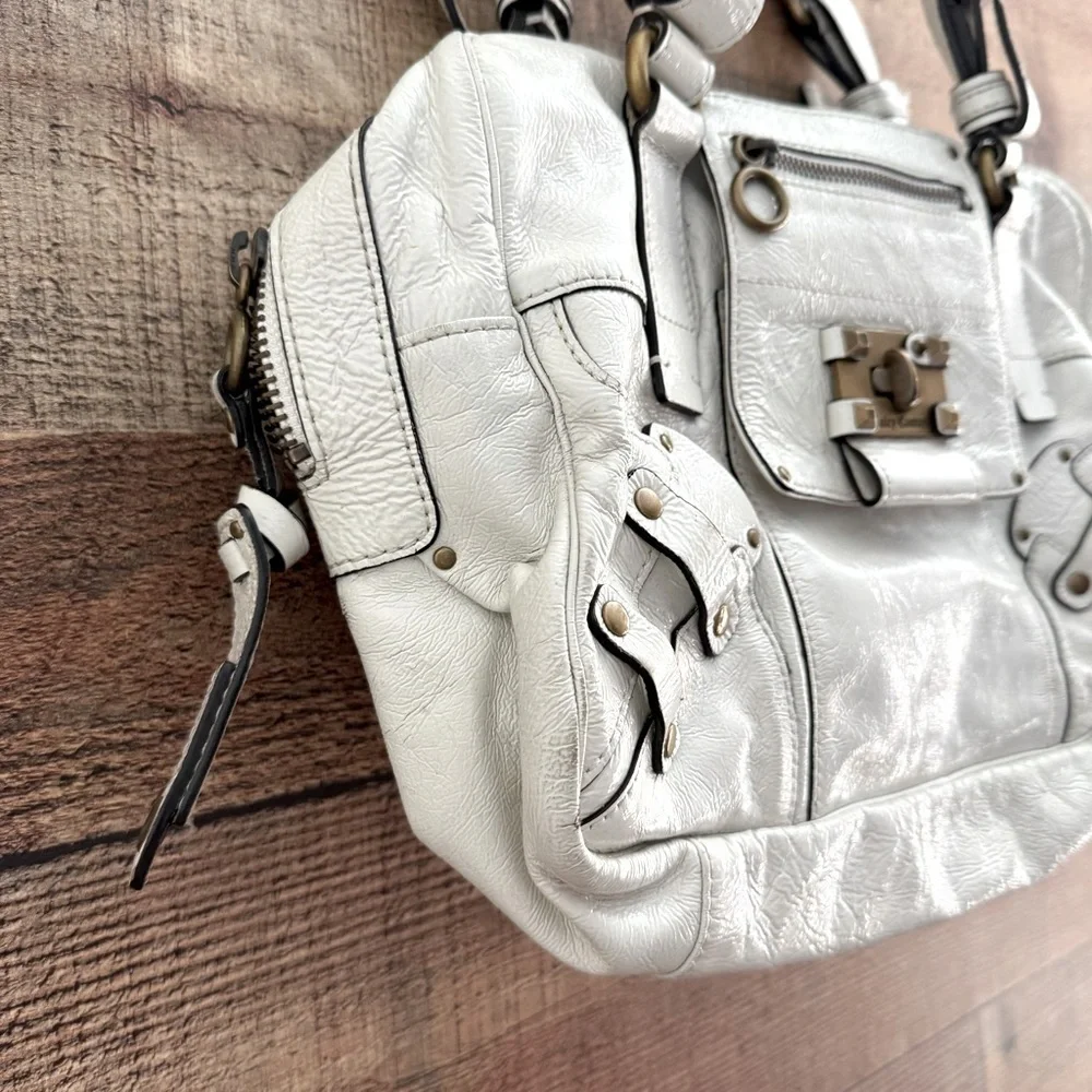 Juicy Couture Vintage Y2K Leather Satchel Bag
